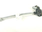 Rear door window regulator with motor