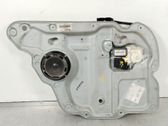 Rear window lifting mechanism without motor