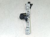Rear door window regulator with motor