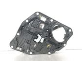 Rear window lifting mechanism without motor