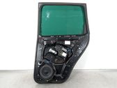 Rear door window regulator with motor