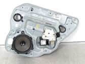 Rear door window regulator with motor