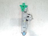 Rear door window regulator with motor