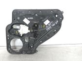 Rear door window regulator with motor