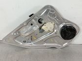 Rear window lifting mechanism without motor