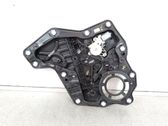 Rear window lifting mechanism without motor