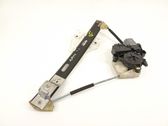 Rear window lifting mechanism without motor