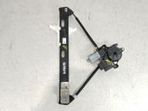 Rear window lifting mechanism without motor