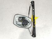Rear door window regulator with motor