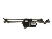 Front wiper linkage and motor