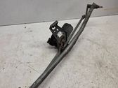Front wiper linkage and motor