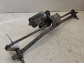 Front wiper linkage and motor