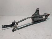 Front wiper linkage and motor
