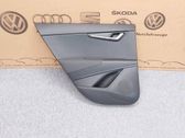 Rear door card panel trim