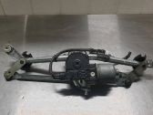 Front wiper linkage and motor