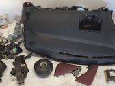 Airbag set with panel