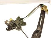 Rear door window regulator with motor