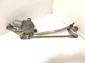 Front wiper linkage and motor