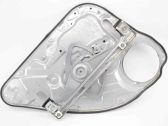 Rear door window regulator with motor