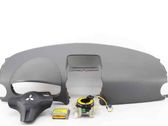 Airbag set with panel