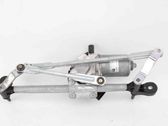 Front wiper linkage and motor