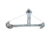 Sliding door manual window regulator