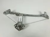 Rear door window regulator with motor