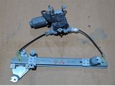 Rear door window regulator with motor