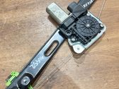 Rear door window regulator with motor