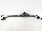 Front wiper linkage and motor