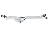 Front wiper linkage and motor