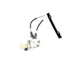 Rear door window regulator with motor
