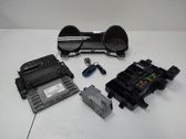 Juego de cerradura y set ECU del motor