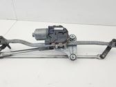 Front wiper linkage and motor