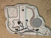 Rear window lifting mechanism without motor