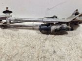 Front wiper linkage and motor