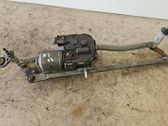Front wiper linkage and motor