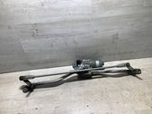 Front wiper linkage and motor