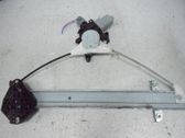 Rear door window regulator with motor