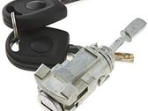 Front door lock (next to the handle)