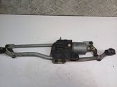 Front wiper linkage and motor