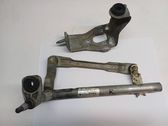 Front wiper linkage and motor