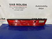 Trunk door license plate light bar