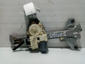 Rear door window regulator with motor