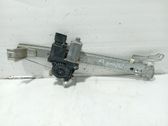 Rear window lifting mechanism without motor