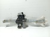 Rear door window regulator with motor