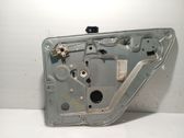 Rear door window regulator with motor
