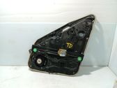 Rear door window regulator with motor