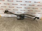 Front wiper linkage and motor