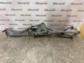 Front wiper linkage and motor